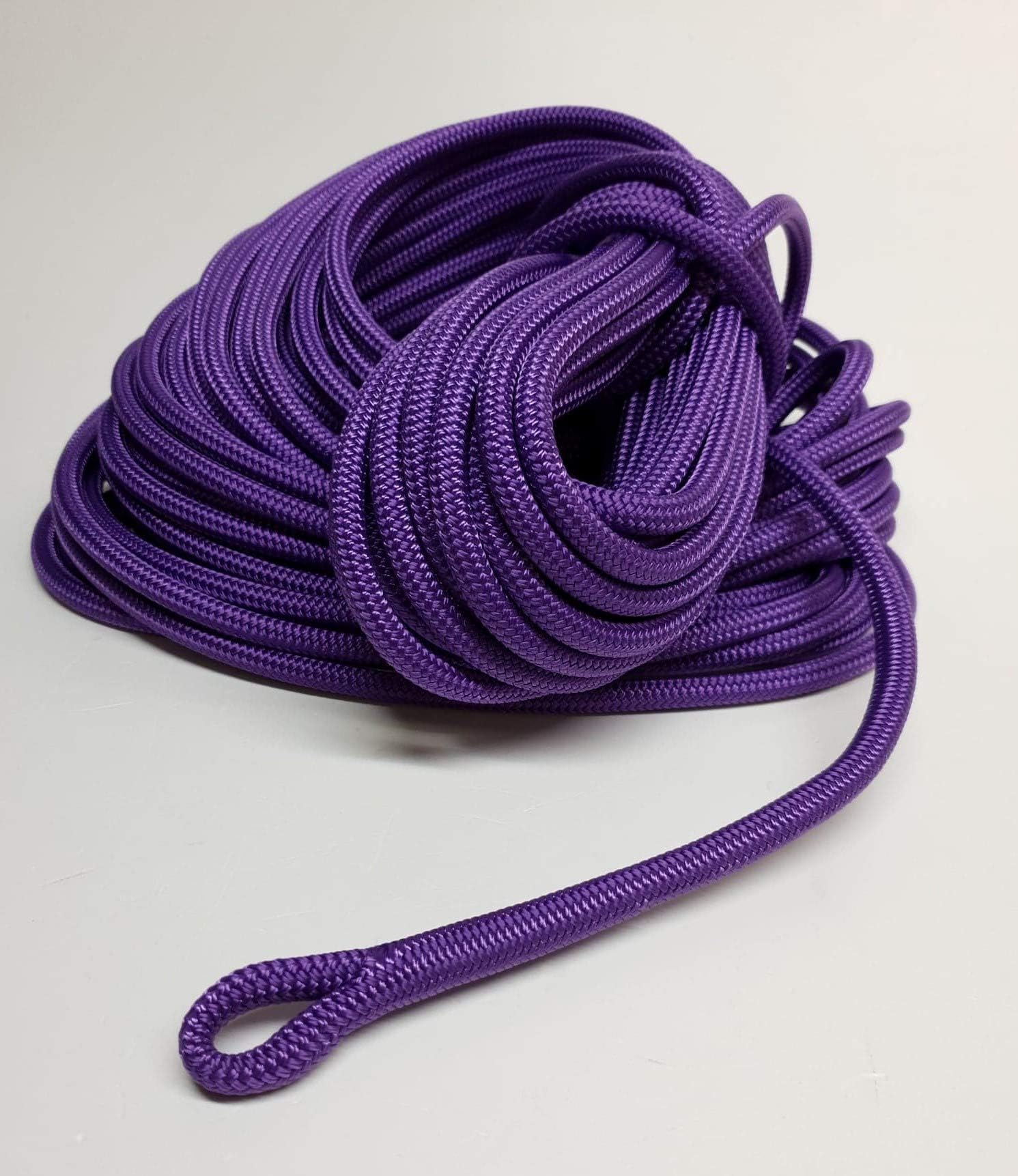 Purple Dyneema Racing SK78 Braid on Braid Halyard Sheet Rope Spliced 8,10,12mm