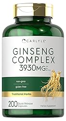 Carlyle Ginseng Complex Capsules | 200 Count