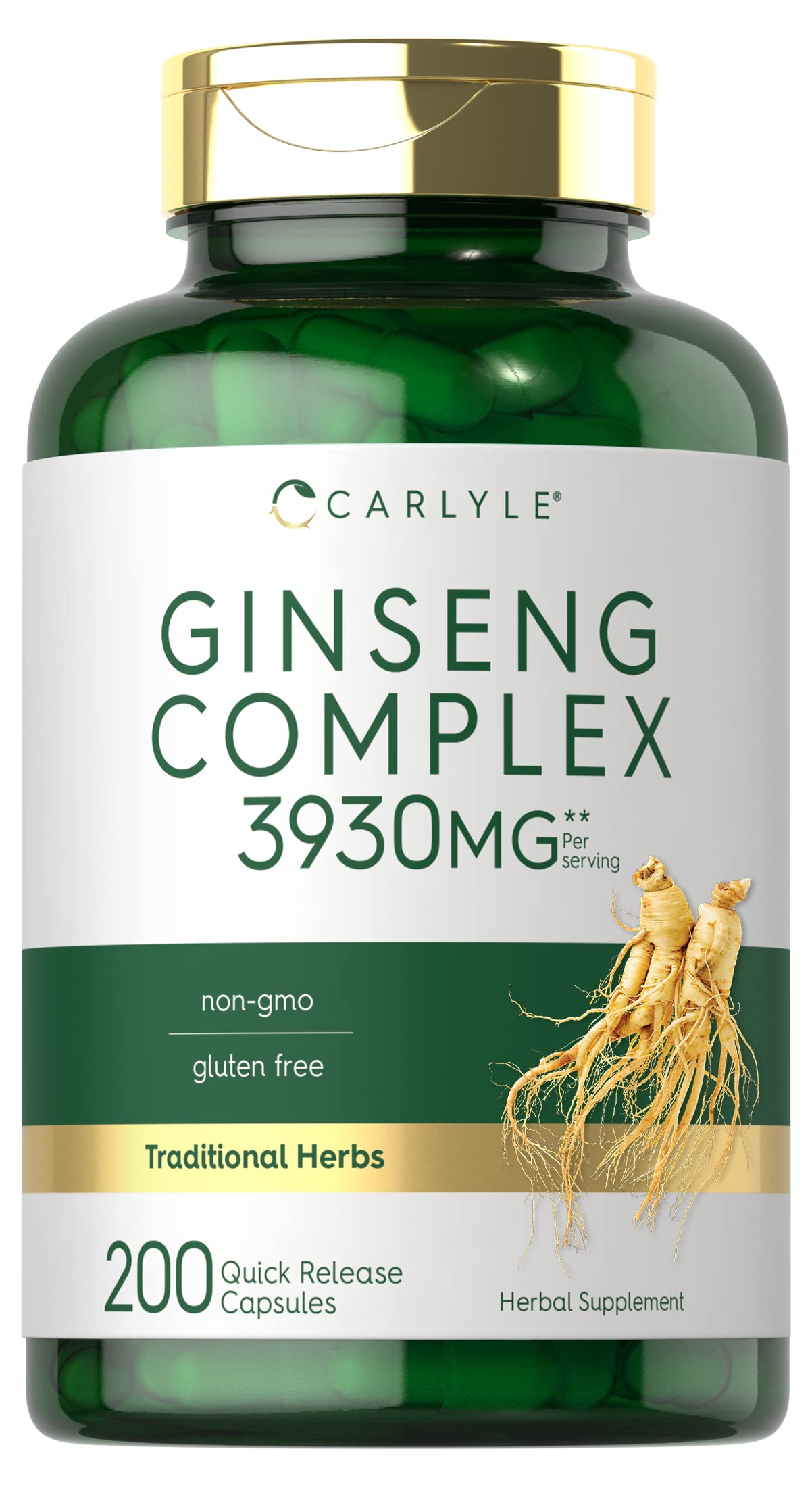 Carlyle Ginseng Complex Capsules | 200 Count