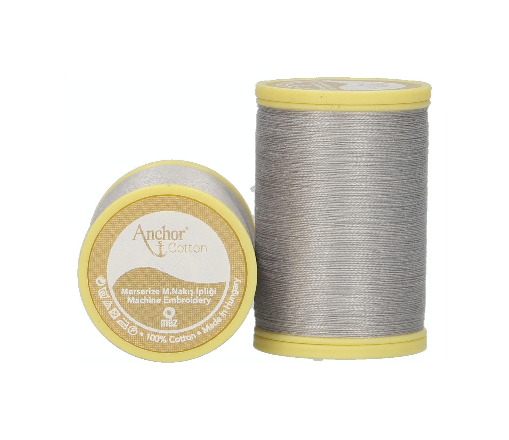 Anchor 4514050-00398 Machine Sewing Thread, 100% Cotton, 398, No. 50, 10g, 18g