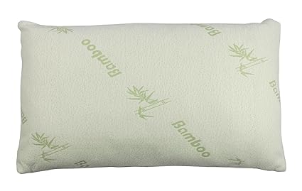 Amazon Com Sleep Easy Cream Memory Foam Pillow With Bamboo Fibre