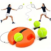 DODOLOOK Tennis Trainer Rebound Ball with 3 String Balls, Portable Tennis Training Tool Suitable for Beginners Sport Exercise