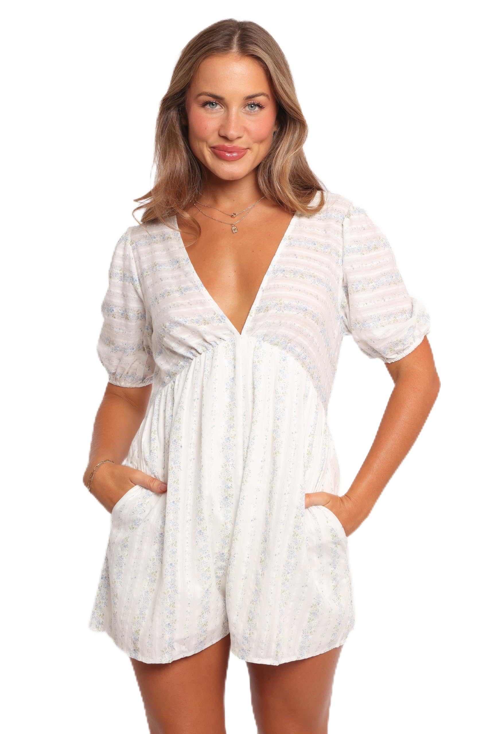 Aisley Romper – White M