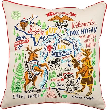 Michigan Travel Pillows