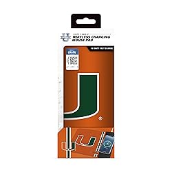 SOAR NCAA Wireless Charging Mouse Pad, Miami