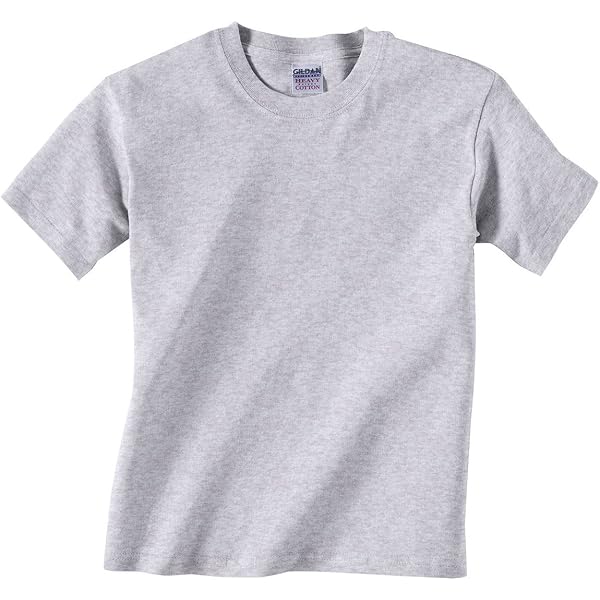 Fruit Of The Loom Youth HD Cotton T-Shirt - 100% Cotton, Charcoal Grey, Premium Tee For Printing - View #9