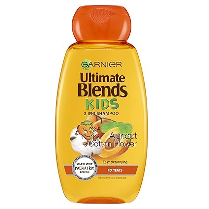 Garnier Ultimate Blends Kids Apricot No Tears Shampoo 250ml Pack