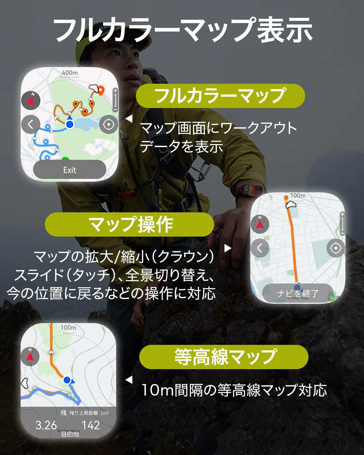 HUAWEI WATCH FIT 4 Pro Smart Watch, Thin and Lightweight, Golf Function, Barometer and Positioning System Suitable for Outdoor Activities, 1.82-inch 3000 nits Display, Sapphire Glass, Titanium Alloy