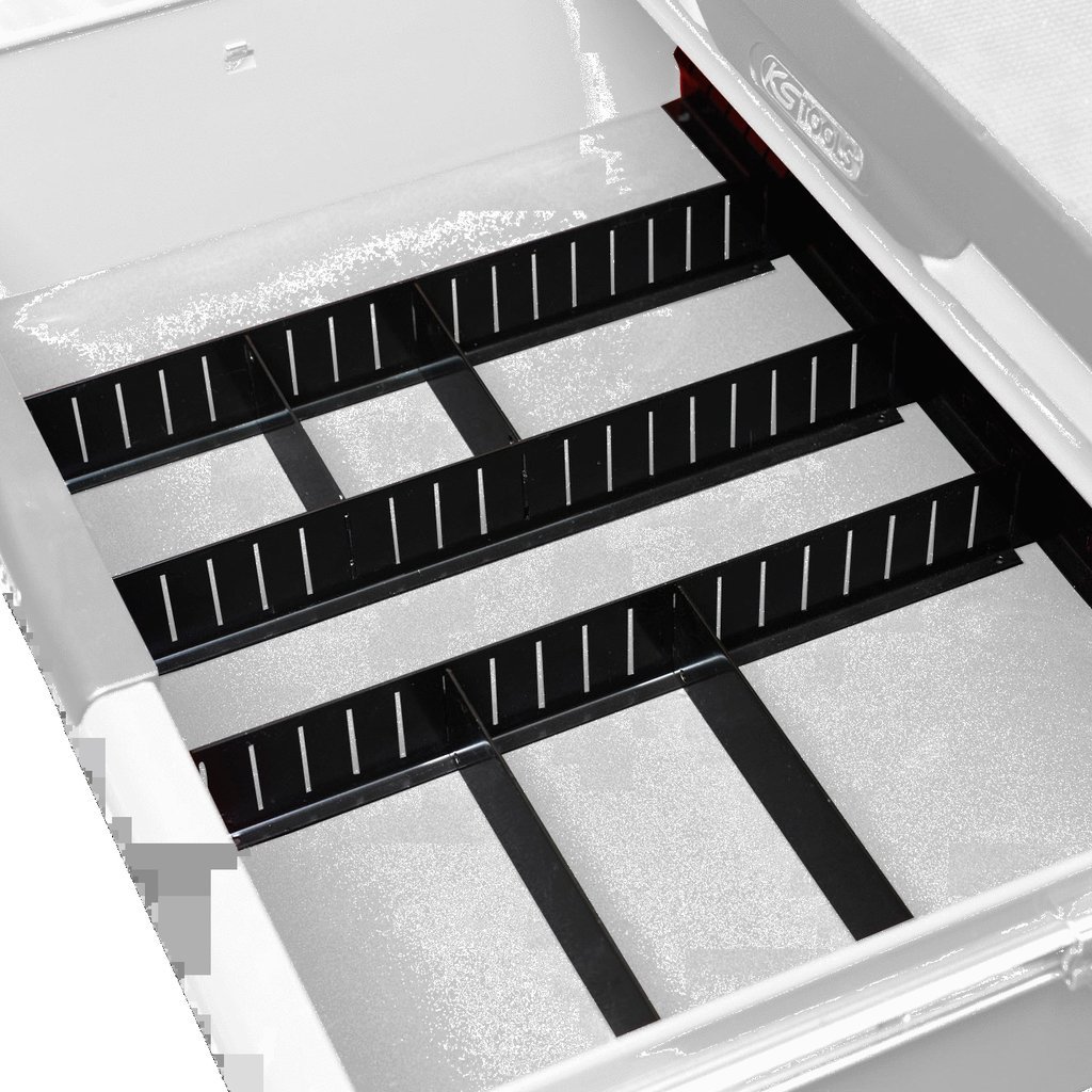 KS Tools 809.9940 Set of 23 Drawer Separators Pearl