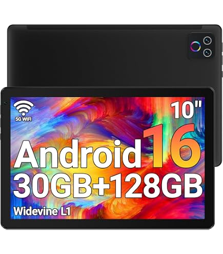 Amazon.com : Tablet, Android 16 Tablet, 30GB RAM 128GB ROM 2TB TF