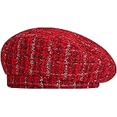 Lopsity Women's Beret Hats Classic French Beret Hats Casual and Chic Vintage Painters Hat