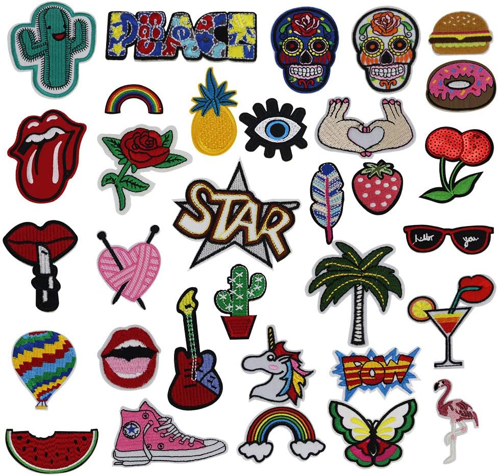 Toppa Ricamata Termoadesiva A Forma Di Cuore, Colore Nero, Ideale Come Regalo Romantico - Foto 3