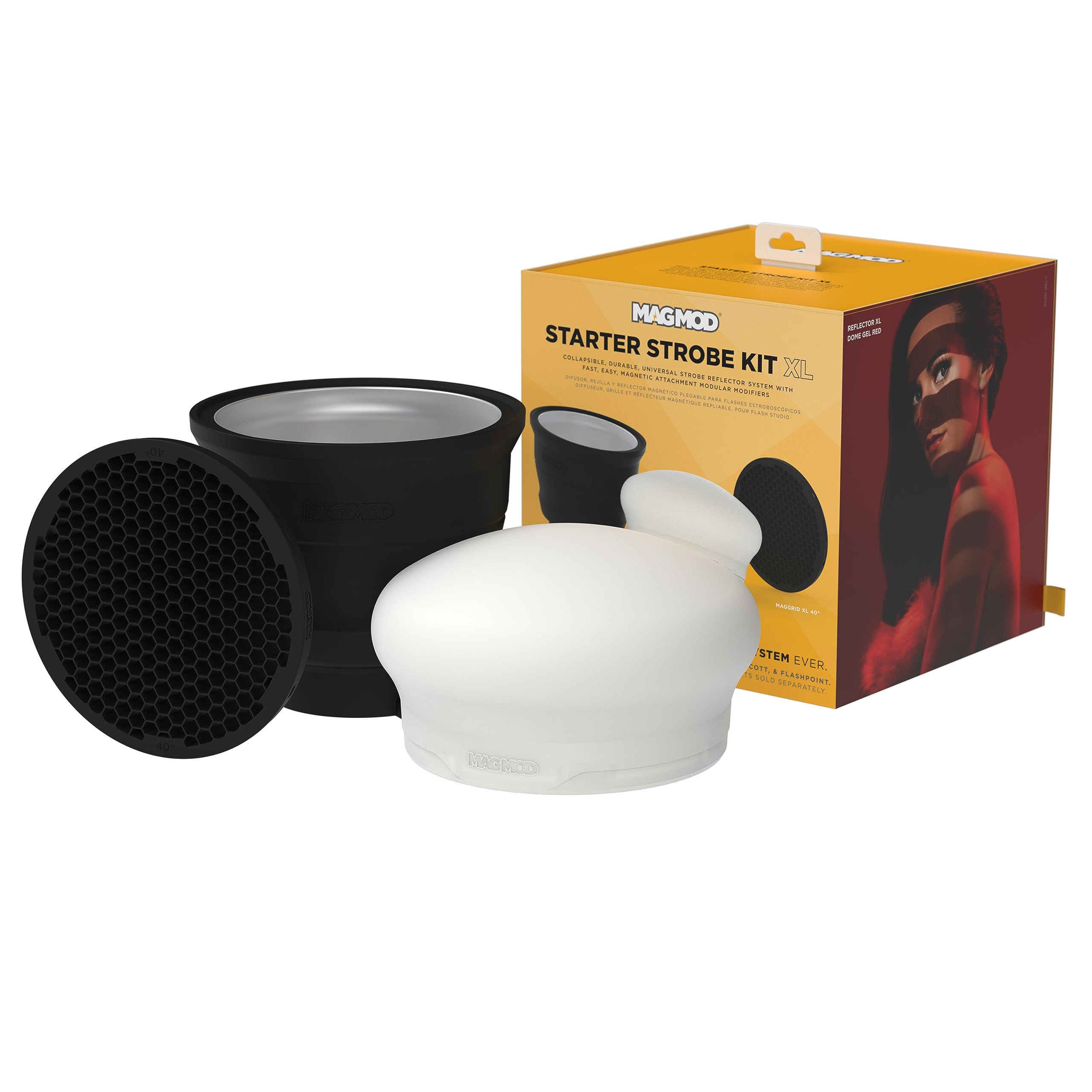 MagMod XL modifiers for Speed Cameras - Unparalleled versatility and durability -Strobe lights - Flash modification system