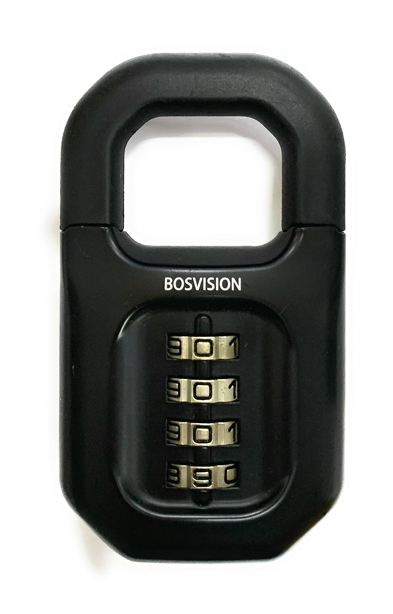 Bosvision Heavy Duty Combination Padlock with Thick Shackle (11.6mm), Padlock with Code, 52mm Wide