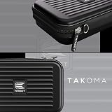 Target Darts Takoma XL Darts Wallet Black Holds 6 Darts Case view 2