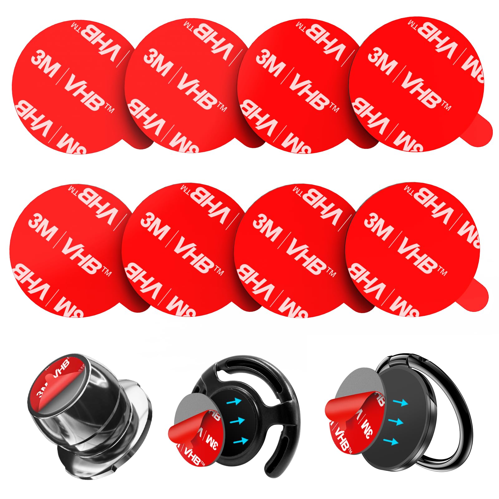 Photo 1 of ****SIMILAR ITEM***
pop-tech Sticky Adhesive Replacement for Magnetic Car Mount, 8PCS Circular Heat Resistant Double Sided Strong Sticker Pads for Magnet Cell Phone Stand & Finger Ring Holder & Socket Grip Base