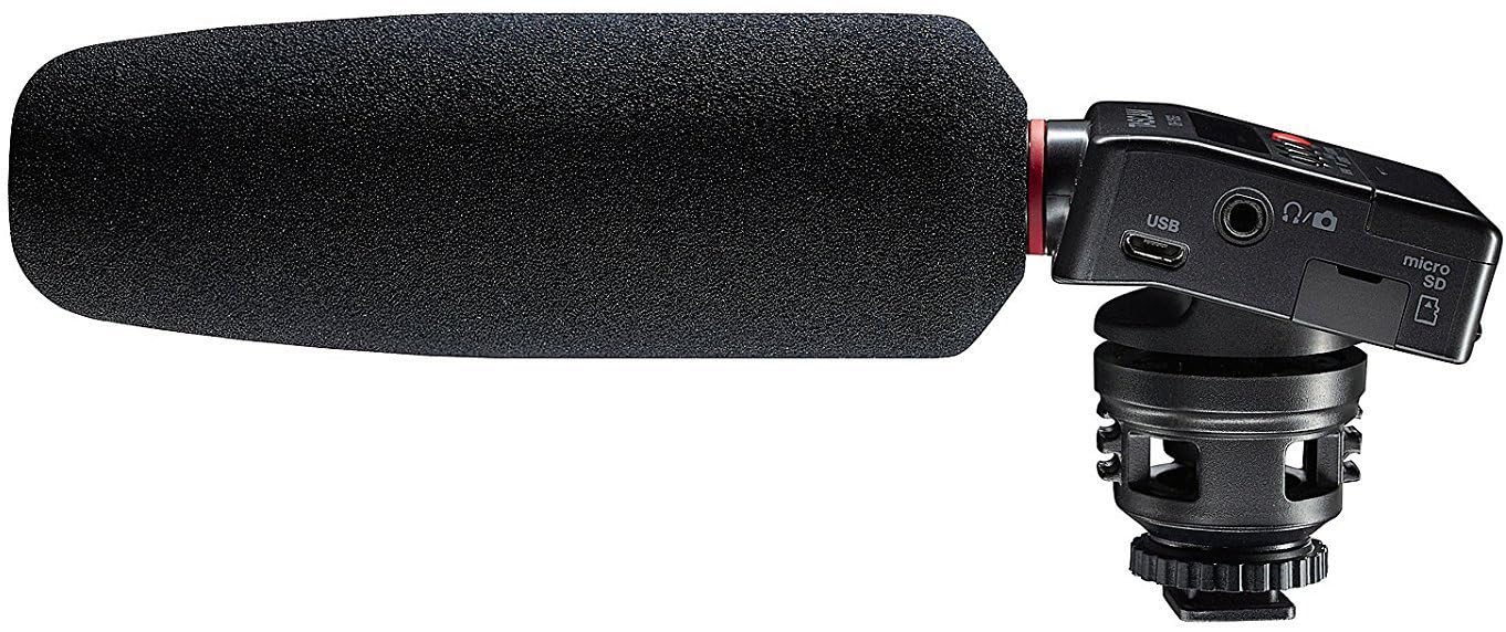 Tascam DR-10SG – Audio recorder with shotgun microphone for DSLR cameras