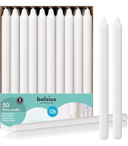 Candle Sticky Dots - 24 Double-Sided Adhesive Wax Dots For Securing Candles In Holders
