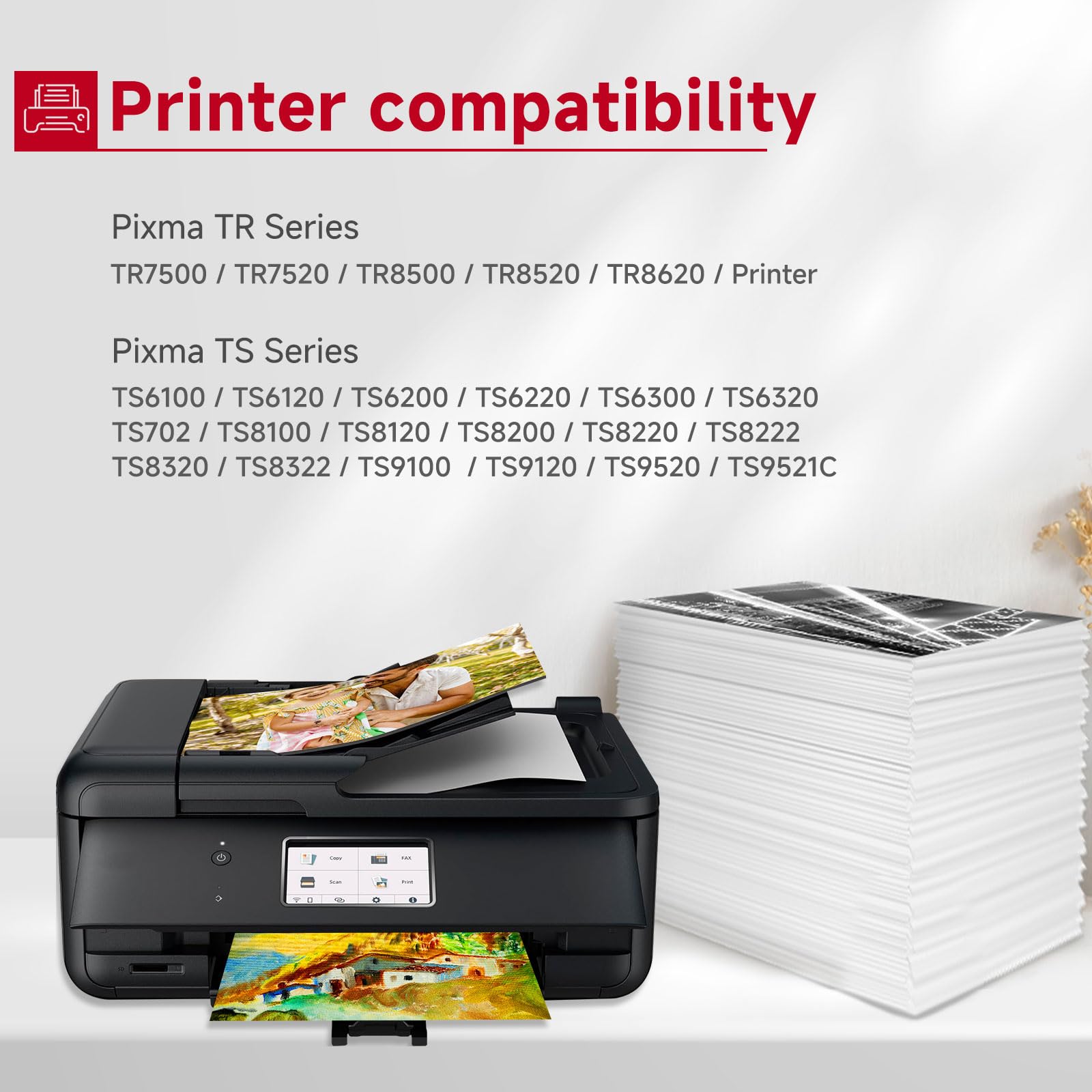 Compatible 280XL 281XL Ink Cartridge Replacement for PGI-280 CLI-281 XL 280xxl 281xxl Value 10 Pack for TR8620a TR8520 TR8620 TR8600 TR7520 TS6120 TS6220 TS9120 TS6320 Printer