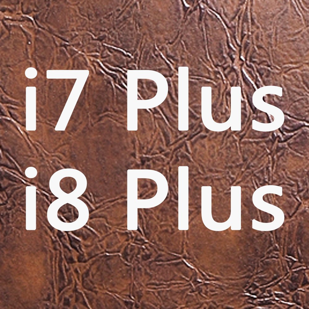 AxPower for iPhone 7 Plus iPhone 8 Plus Wallet Leather Case with Card Holder Folio Flip Cell Phone Cover with Stand Holder for Man and Women (i7 Plus & i8 Plus (Brown))