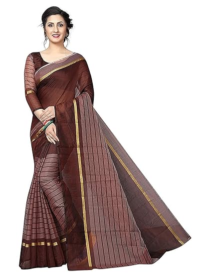 TDC Games Georgette Saree with Blouse Piece