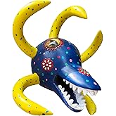 Aurionix Puerto Rican Vejigante Carnival Mask Wall Decor, Handcrafted Puerto Rico Art for Home, Office, Festival, and Gifts