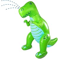 sprinklers water tall sprinkler summer sellers outdoor play bigmouth ginormous inflatable dinosaur stands yard feet inc perfect fun