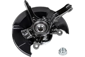 CNYGO LK097 Front Steering Knuckle Wheel Bearing Hub Assembly Compatible with 2012 2013 2014 2015 2016 Honda Civic 1.8L Replace for 51216-TR3-Y00 51216-TR0-A00, Left Driver Side