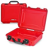 NANUK 910 Waterproof Hard Case – 14.3” x 11.1” x 4.7”, Protective Case for Camera, Electronics & Gear – Impact-Resistant, Dustproof, Airline Carry-On Approved – Made in Canada, Red