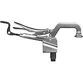 BuildPro Inserta Pliers, ∅5/8" Insert, 2" Throat Depth, 2-3/8" Opening, Table Mounted Clamp, Rear Crank Handle, for BuildPro