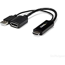 Amazon.com: StarTech.com 4K 30Hz HDMI to DisplayPort Video