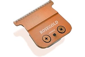SODAER 1Pack Replacement Blades Compatible With BaBylissPRO Barberology FX787 Series, FX787 Replacement Blade for Outlining Hair Trimmers, rose-gold