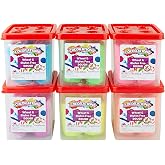Colorations Wheat &amp; Gluten-Free Neon Dough Classroom Pack, 6 Colors | Non-Toxic, Play Dough, Bulk Set, Sensory Kit, Party Favors