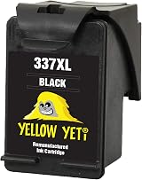 YELLOW YETI 337 343 Remanufactured Ink Cartridges Black Colour HP Photosmart view 2