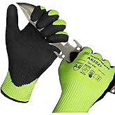 Schwer 2 Pairs Cut Resistant Gloves ANSI A6/A7 (Send Randomly) Cut Proof Work Glove CR3027, Working Gloves for Men and Women Used for Woodworking, Glass Cutting, Warehouse, Construction, XXL