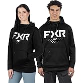 FXR Helium Tech Pullover Hoodie DWR Finish Hand Pockets Casual Black/White - XX-Large