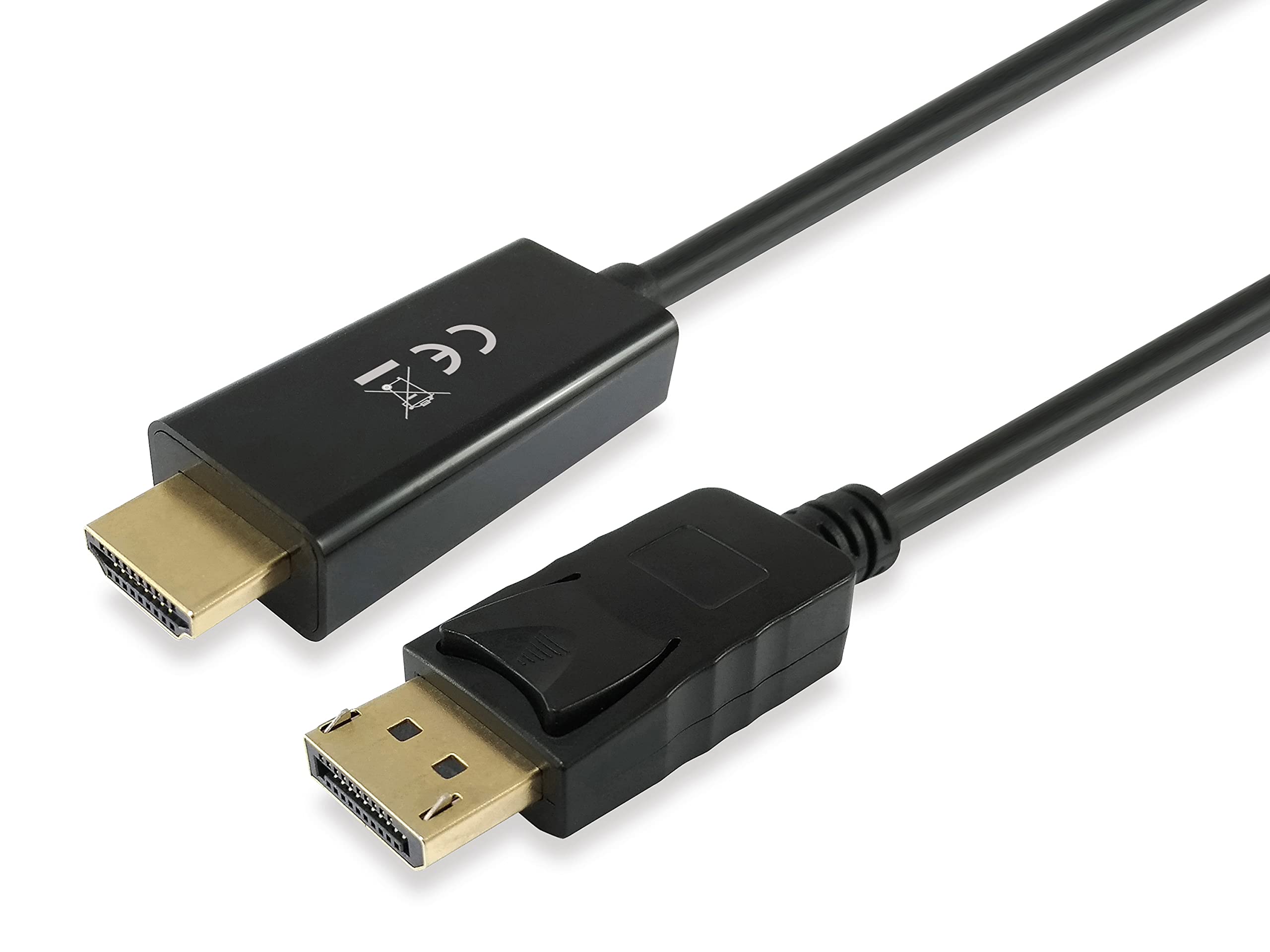 Equip Displayport Male to Hdmi Male Cable 2 M, Black, 119390