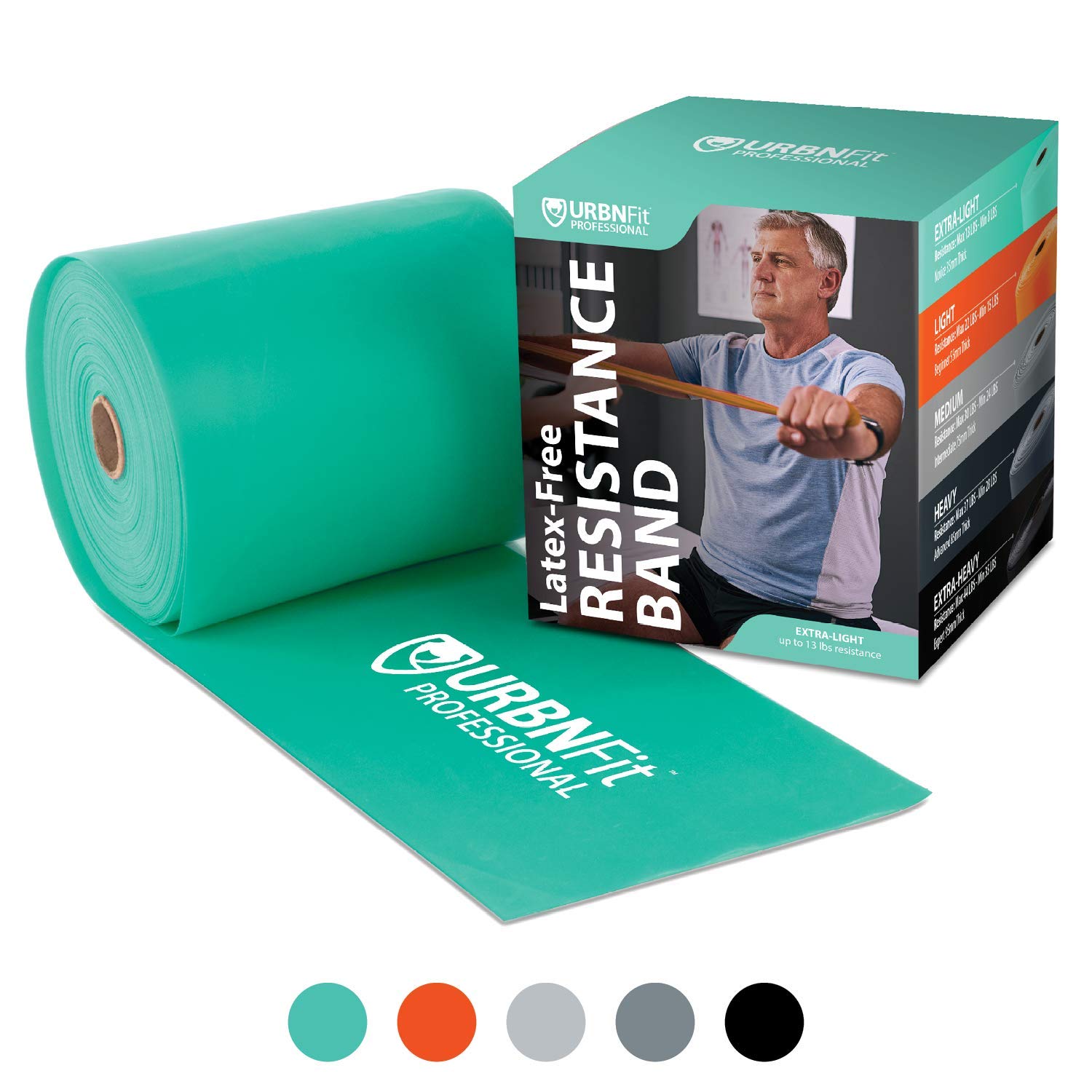 NONLATEX URBNFit Professional Resistance Bands75ft,Exercise Fitness