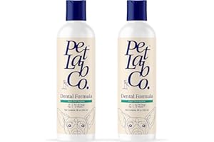 PetLab Co. Cat and Dog Dental Formula, Keep Dog Breath Fresh and Teeth Clean, Supports Gum Health - Water Additive Dental Care Targets Tartar, Pack of 2 - Packaging May Vary