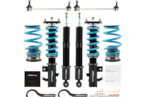 maXpeedingrods Coilover for Honda Civic 2012-2015 FG3 FB2 Excluding Si, 24 Levels Damper Adjustable Coilovers Suspension Kit, Height Adjustable Shock Absorber Struts, T6 Upgraded Lowering Kits Blue