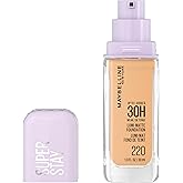 Maybelline Super Stay Lumi-Matte Foundation, Lightweight and Buildable Full Coverage Foundation Makeup For Up To 30HR Wear, 220, 1 Count