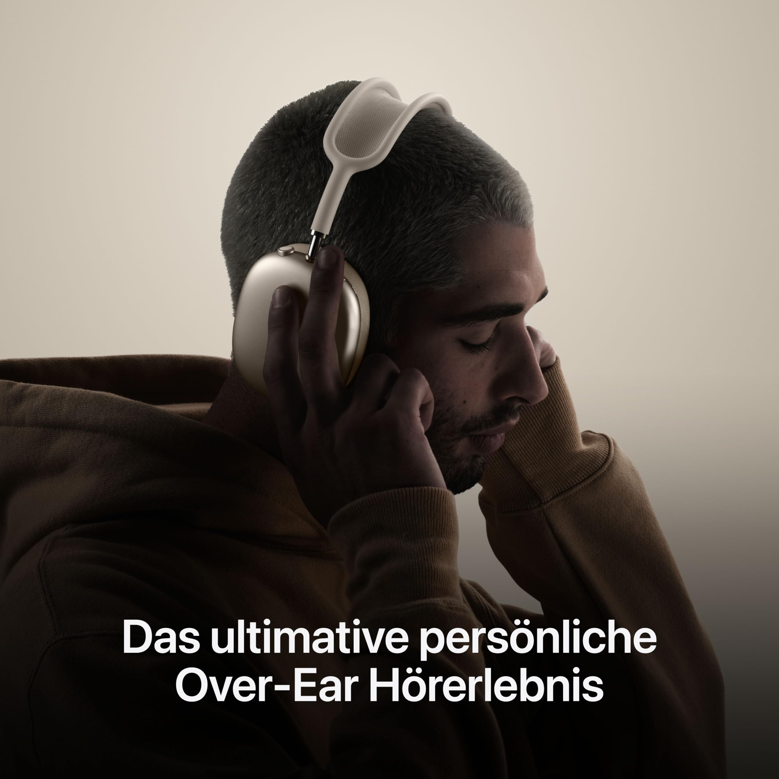 Apple AirPods Max Kabellose Kopfhörer, aktive Geräuschunterdrückung auf Pro Level, Transparenzmodus, personalisiertes 3D Audio, USB-C Ladecase, Mitternacht 3