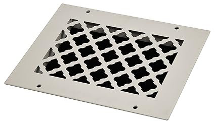 Steelcrest Btu8x6rwhh Bronze Series Designer Wall Ceiling Vent