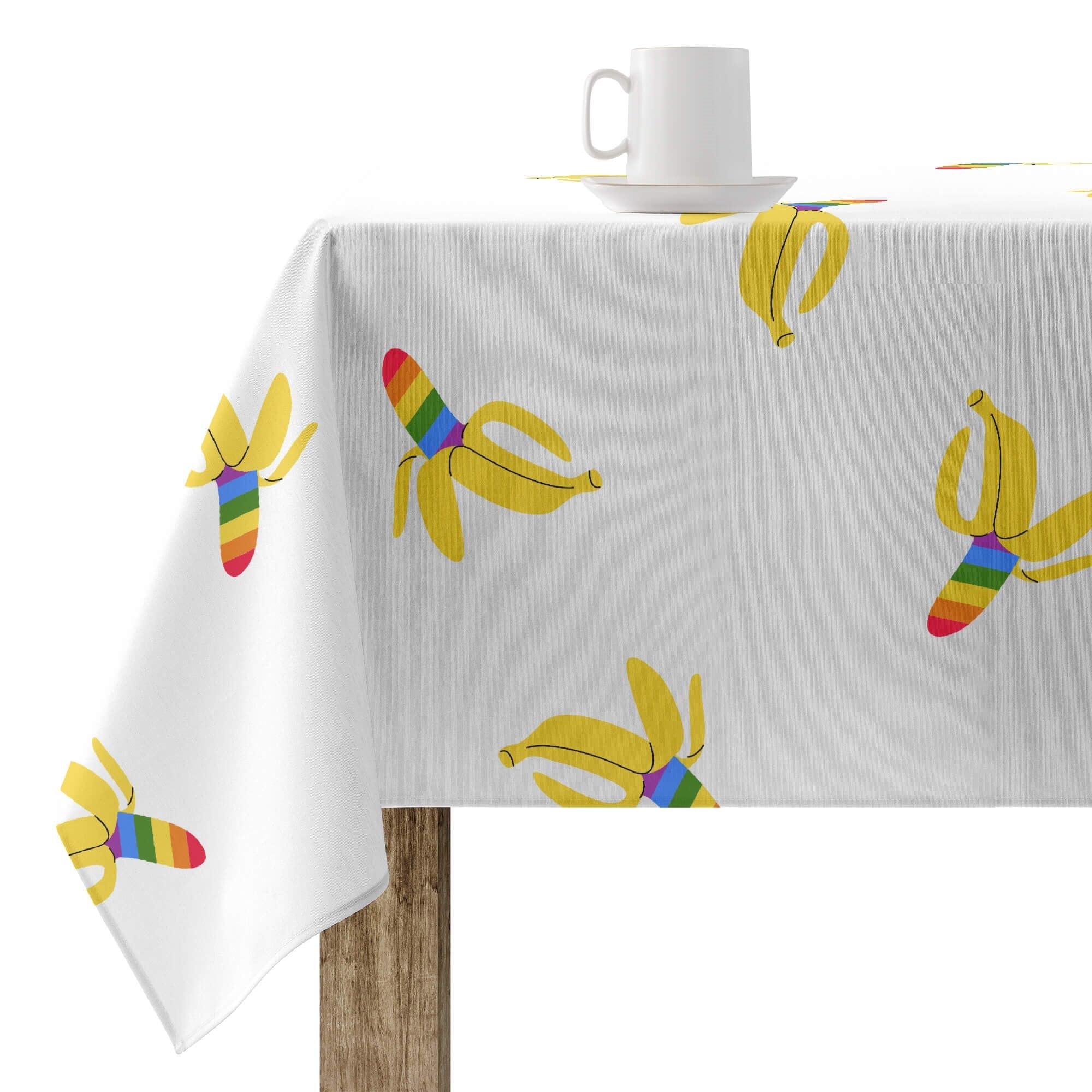 BELUM | Resin Stain-Resin Tablecloth Product Size: 300 x 140 cm – Fabric: 100% Cotton Resin, Stain-Resin (Non-Laminated Touch), 300 g. – Model: Pride 81