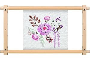 Needlepoint Embroidery Tapestry Scroll Frame, Cross Stitch Frame, Wood Needlework Frame, Quilting Hoop Stand, Needlepoint Fra