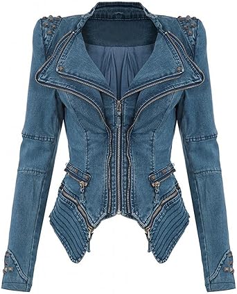 jean bomber jacket womens