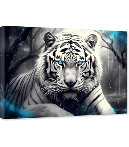 Amazon.com: Katsushika Hokusai Happy Tiger Japan Tiger Art Print