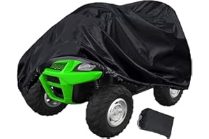 Indeed BUY Waterproof ATV Cover, 420D Heavy Duty Kids 4 Wheeler Quad Cover Small Protection for Honda Polaris Yamaha Suzuki Kawasaki Kart (87''x39''x42'')