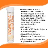 Vitamin Store Vitamin C & Zinc Effervescent Tablets - Vegan, 120 Tablets view 2