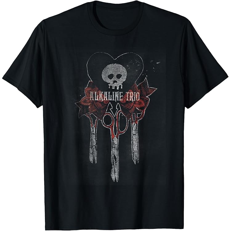 00's ALKALINE TRIO バンドTシャツ　ブラック 00's ALKALINE TRIO バンドTシャツ ブラック TRIO T-Shirt (Black